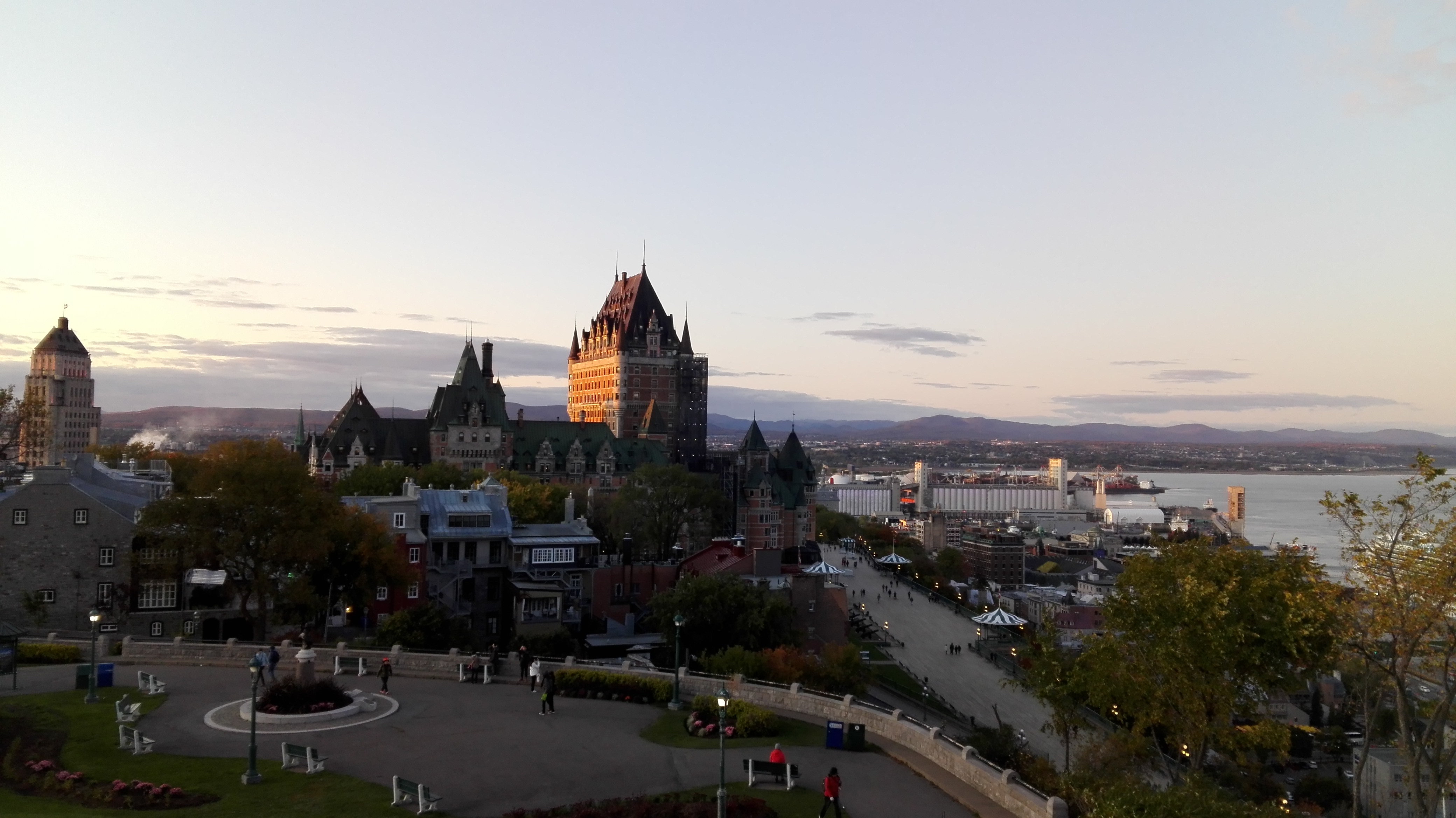Panoramablick in Québec-Ville 